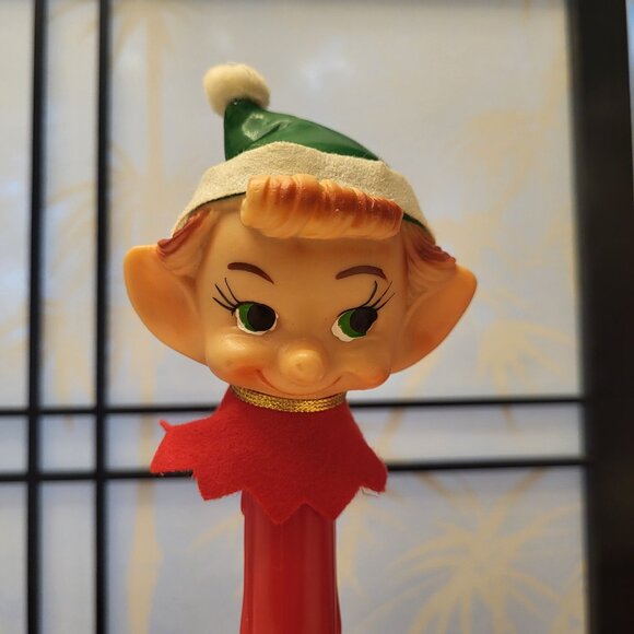 Vintage 60s Yule Glo Electric Christmas Elf Candle Lights Set of 2 - Work Great - Picture 2 of 7